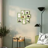 IKEA VÄXBO (ИКЕА ВЭКСБО) — Мультирамка на 8 фото, зелёная 13x18 см — фото 2