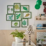 IKEA VÄXBO (ИКЕА ВЭКСБО) — Мультирамка на 8 фото, зелёная 13x18 см — фото 4