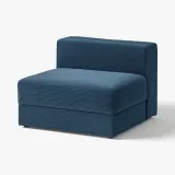 IKEA JÄTTEBO (ИКЕА ЙЭТТЕБО) — Чехол на модуль 1,5-местный с ящиком для хранения, Самсала тёмно-синий — фото 2