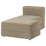 IKEA JÄTTEBO (ИКЕА ЙЭТТЕБО) — Чехол на модуль-шезлонг, правый, Юханнесхув коричнево-бежевый — фото 2