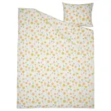 IKEA BARNDRÖM (ИКЕА БАРНДРЁМ) — Пододеяльник и наволочка, разноцветный/в цветочек 150x200/50x60 см — фото 2