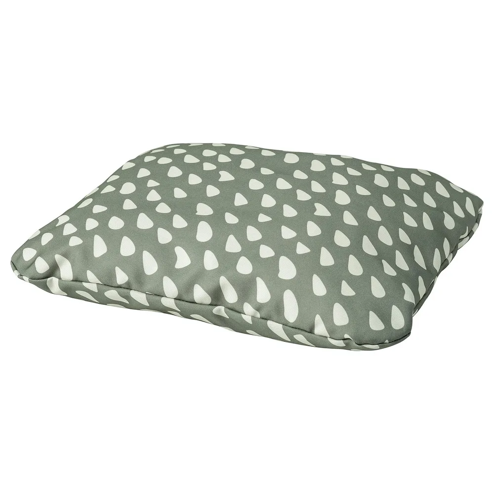 IKEA UTSÅDD (ИКЕА УТСОДД) — Подушка для животных, серо-зелёная/кремовая 33x38 см