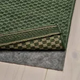 IKEA MORUM (ИКЕА МОРУМ) — Ковёр тканый плоский, для дома и улицы, тёмно-зелёный 60x150 см — фото 2
