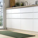 IKEA MORUM (ИКЕА МОРУМ) — Ковёр тканый плоский, для дома и улицы, тёмно-зелёный 60x150 см — фото 4