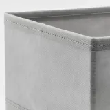 IKEA KOSINGEN (ИКЕА КОСИНГЕН) — Коробка для хранения, светло-серая 20x38x12 см — фото 5