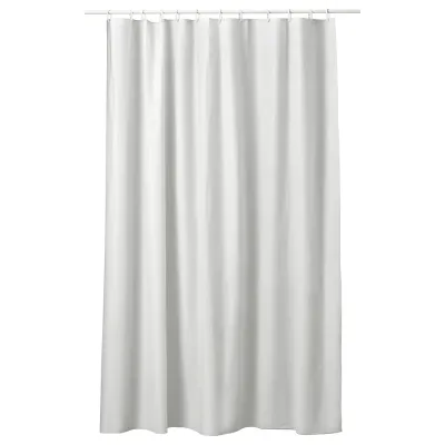 IKEA NORDRÖNN (ИКЕА НОРДРЁНН) — Штора для ванной, белая 180x200 см