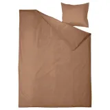 IKEA ÄNGSLILJA (ИКЕА ЭНГСЛИЛЙА) — Пододеяльник и наволочка, светло-коричневый 150x200/50x60 см — фото 6