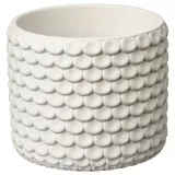IKEA GLACIÄRBJÖRN (ИКЕА ГЛАСИЭРБЙЁРН) — Кашпо для цветочного горшка, белое 9 см — фото 1