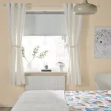 IKEA RITVA (ИКЕА РИТВА) — Занавеска на люверсах, 2 шт., белая 145x250 см — фото 2