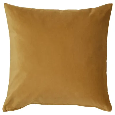 IKEA SANELA (ИКЕА САНЕЛА) — Наволочка декоративная, жёлто-коричневая 50x50 см