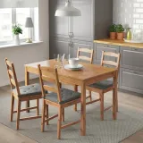 IKEA JUSTINA (ИКЕА ЙУСТИНА) — Подушка на стул, серая 42/35x40x4 см — фото 4
