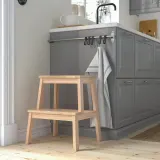 IKEA BEKVÄM (ИКЕА БЕКВЭМ) — Табурет-стремянка, бук 50 см — фото 3