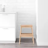 IKEA BEKVÄM (ИКЕА БЕКВЭМ) — Табурет-стремянка, бук 50 см — фото 4