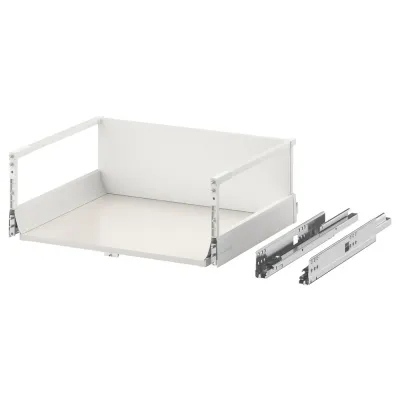 IKEA MAXIMERA (ИКЕА МАКСИМЕРА) — Ящик, высокий, белый 60х45 см