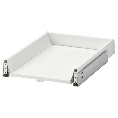 IKEA MAXIMERA (ИКЕА МАКСИМЕРА) — Ящик, низкий, белый 40х60 см