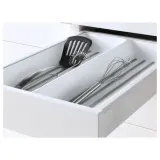 IKEA MAXIMERA (ИКЕА МАКСИМЕРА) — Ящик, низкий, белый 40х60 см — фото 5
