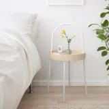 IKEA BURVIK (ИКЕА БУРВИК) — Столик, белый 38 см — фото 4