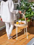 IKEA BURVIK (ИКЕА БУРВИК) — Столик, белый 38 см — фото 6