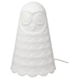 IKEA SOLBO (ИКЕА СОЛБО) — Лампа настольная LED, белый/сова 23 см — фото 1
