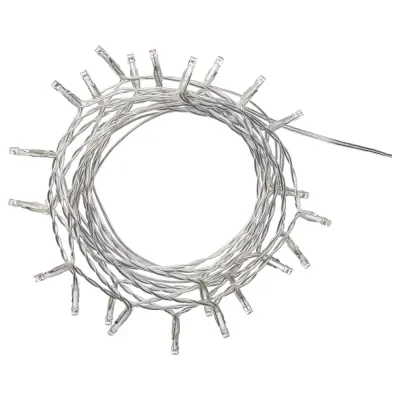 IKEA LEDFYR (ИКЕА ЛЕДФИР) — Гирлянда LED, 24 лампы, для помещений серебристый