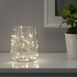 IKEA LEDFYR (ИКЕА ЛЕДФИР) — Гирлянда LED, 24 лампы, для помещений серебристый — фото 2