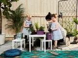 IKEA UTTER (ИКЕА УТТЕР) — Столик детский, для дома и улицы белый — фото 3