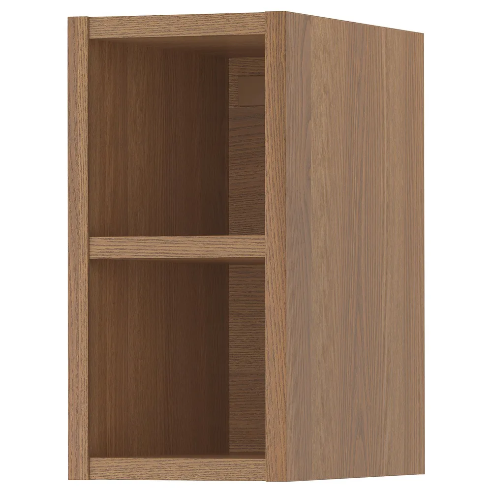 IKEA VADHOLMA (ИКЕА ВАДХОЛМА) — Шкаф открытый, коричневый/тонированный ясень 20x37x40 см
