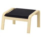 IKEA POÄNG (ИКЕА ПОЭНГ) — Подушка для подставки для ног, Книса черная — фото 2