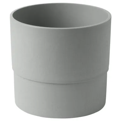IKEA NYPON (ИКЕА НИПОН) — Кашпо для цветов, для дома и улицы, серое 15 см