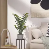 IKEA NYPON (ИКЕА НИПОН) — Кашпо для цветов, для дома и улицы, серое 15 см — фото 3