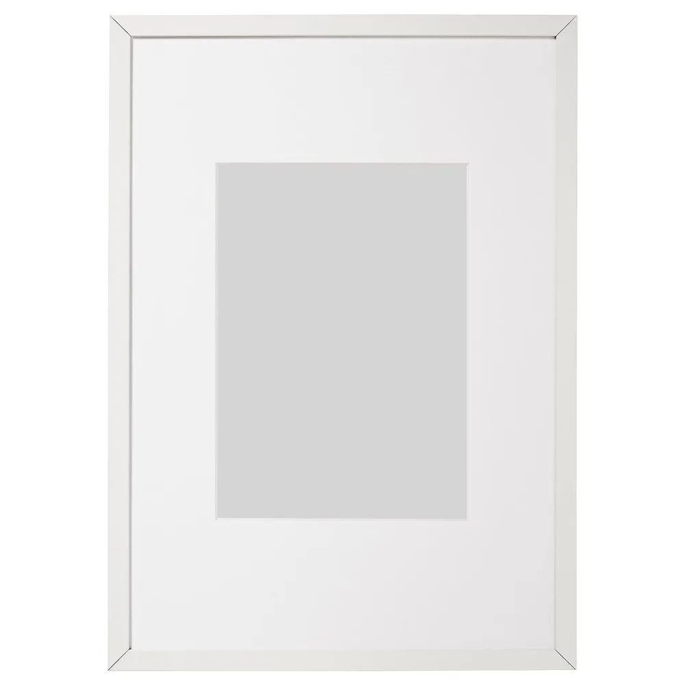 IKEA LOMVIKEN (ИКЕА ЛОМВИКЕН) — Рамка для фото, белая 21x30 см