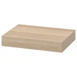 IKEA LACK (ИКЕА ЛАКК) — Полка настенная, имитация дуба, беленая 30х26 см — фото 1