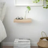 IKEA LACK (ИКЕА ЛАКК) — Полка настенная, имитация дуба, беленая 30х26 см — фото 3