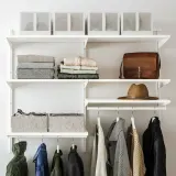 IKEA BOAXEL (ИКЕА БОАКСЕЛ) — Кронштейн, белый 40 см — фото 3