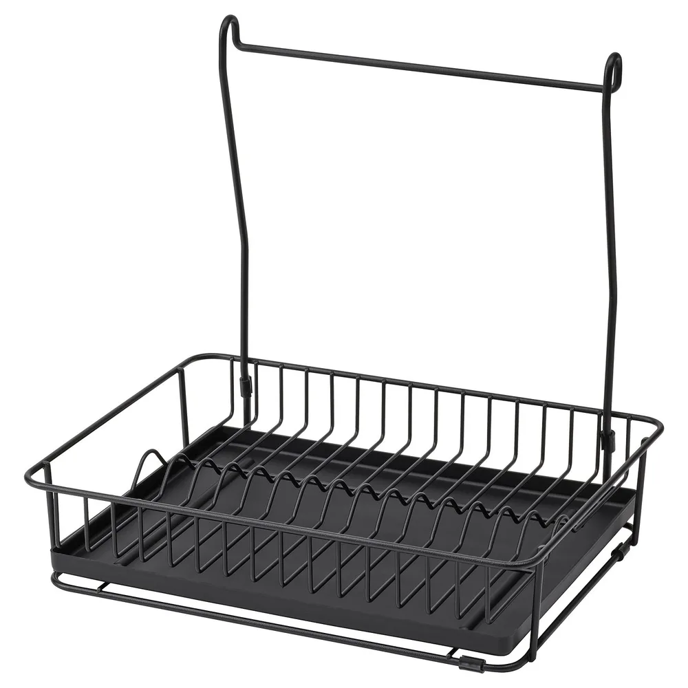 IKEA HULTARP (ИКЕА ХУЛТАРП) — Сушилка для посуды, чёрная