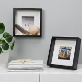 IKEA SANNAHED (ИКЕА САННАХЕД) — Рамка, чёрный 25х25 см — фото 2