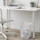 IKEA DRÖNJÖNS (ИКЕА ДРЁНЙЁНС) — Корзина для мусора, белый — фото 2