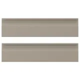 IKEA UPPLÖV (ИКЕА УППЛЁВ) — Фасад ящика, матовый тёмно-бежевый 40х10 см — фото 1
