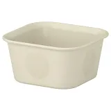 IKEA NOJIG (ИКЕА НОЙИГ) — Органайзер, пластик/бежевый 10х10х5 см — фото 1