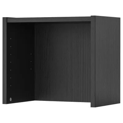 IKEA BILLY (ИКЕА БИЛЛИ) — Надставка, чёрный под дуб 40х28х35 см
