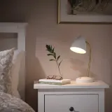 IKEA ISNÅLEN (ИКЕА ИСНОЛЕН) — Настольная лампа LED, белый/цвет латуни — фото 3