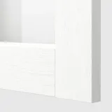 IKEA ENKÖPING (ИКЕА ЕНКЁПИНГ) — Дверь стеклянная, белый под дерево 40x40 см — фото 3