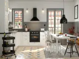 IKEA ENKÖPING (ИКЕА ЕНКЁПИНГ) — Дверь стеклянная, белый под дерево 40x40 см — фото 4