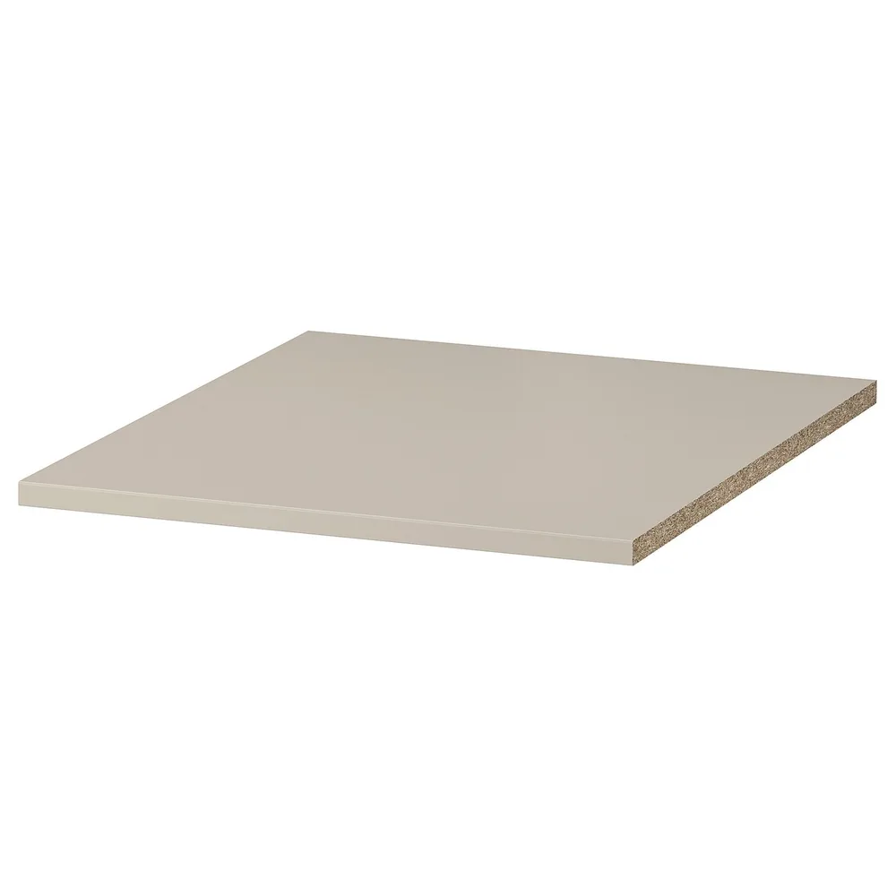 IKEA KOMPLEMENT (ИКЕА КОМПЛИМЕНТ) — Полка, серо-бежевый 50x58 см