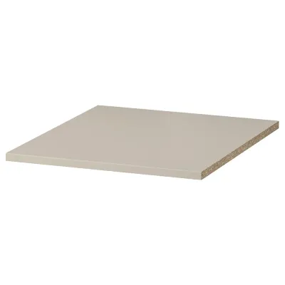 IKEA KOMPLEMENT (ИКЕА КОМПЛИМЕНТ) — Полка, серо-бежевый 50x58 см