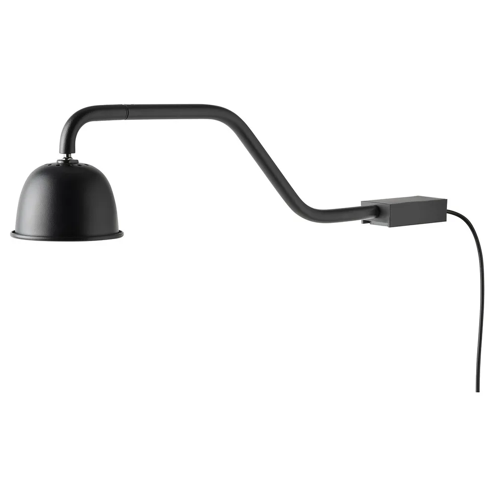 IKEA TVÄRDRAG (ИКЕА ТВЭРДРАГ) — Подсветка для шкафа, чёрный/диммируемая