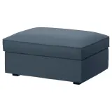 IKEA KIVIK (ИКЕА КИВИК) — Чехол на пуф с ящиком для хранения, Gunnared синий — фото 2