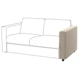 IKEA VIMLE (ИКЕА ВИМЛЕ) — Чехол на подлокотник, Хилларед бежевый — фото 2