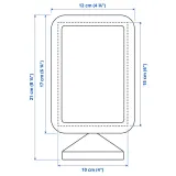 IKEA FIKONTRÄD (ИКЕА ФИКОНТРЭД) — Рамка для фото, белая 10x15 см — фото 6