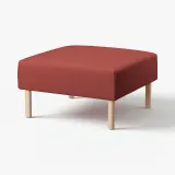 IKEA LILLEHEM (ИКЕА ЛИЛЛЕХЕМ) — Чехол на модуль 1-местный, Гуннаред коричнево-красный — фото 2